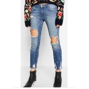 Zara Cigarette Relaxed Jeans NWT